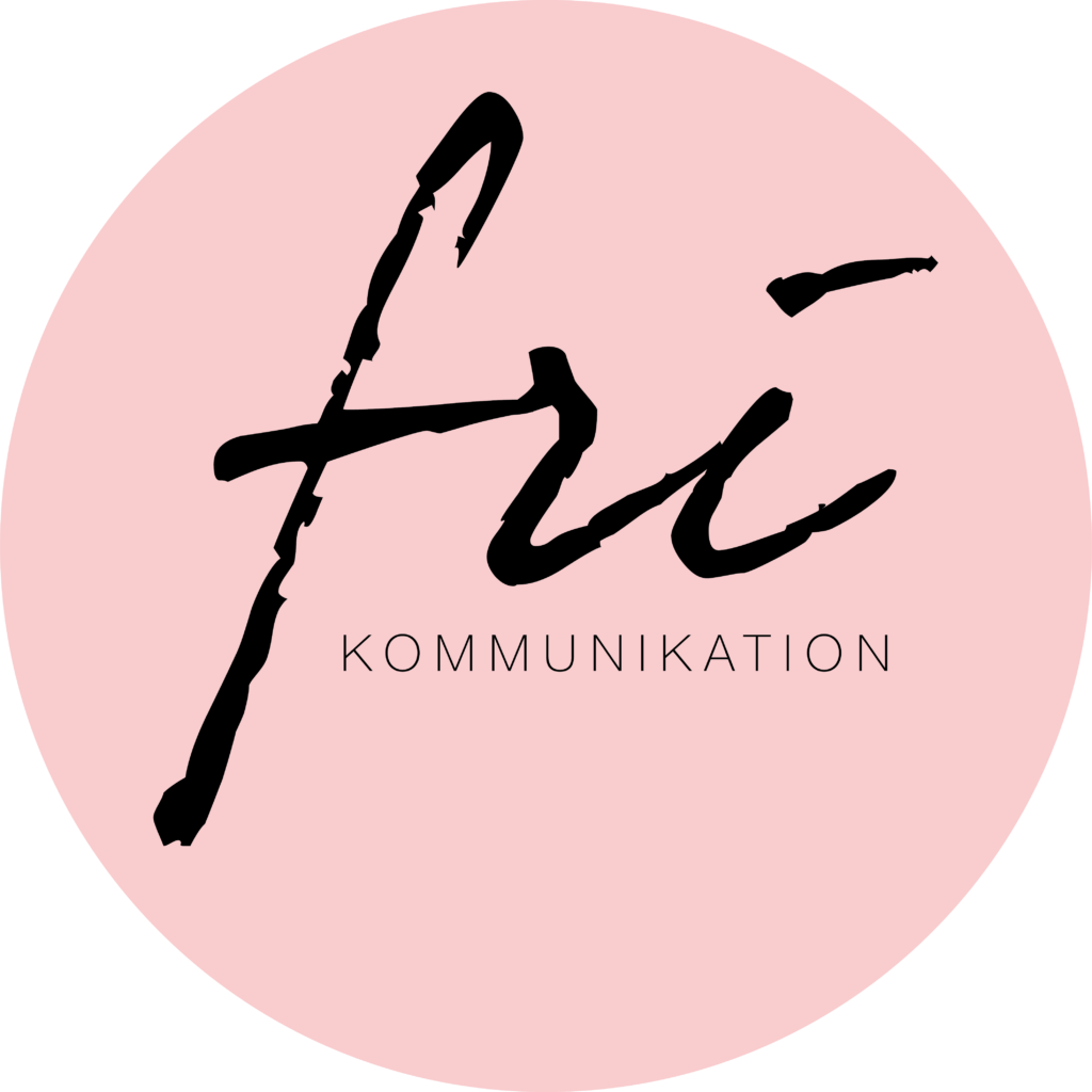 frikommunikation logo cirkel pink